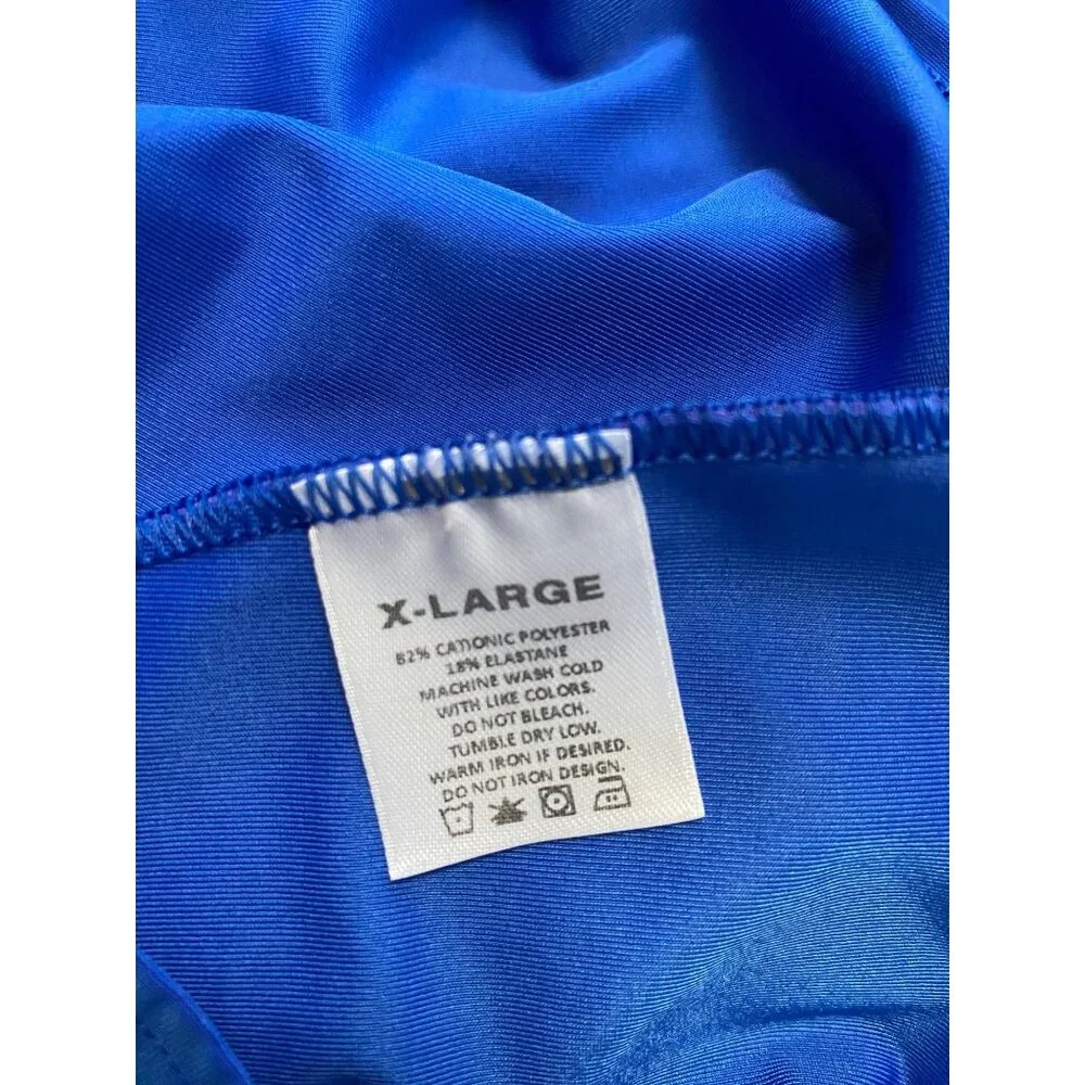 Starter Athletic Boys XL Blue Long-Sleeve Dri-Star Shirt Base Performance‎ Tee
